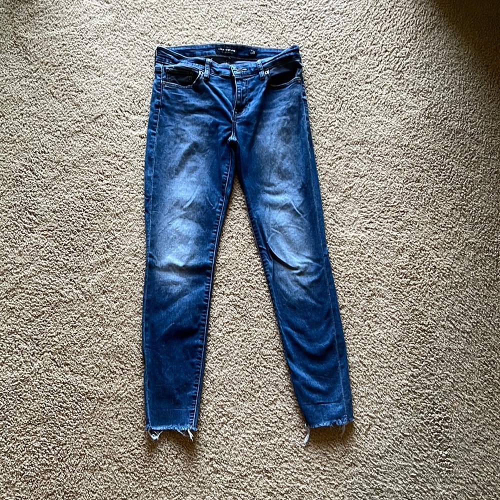 Lucky Brand Mid Rise Skinny Crop Jean